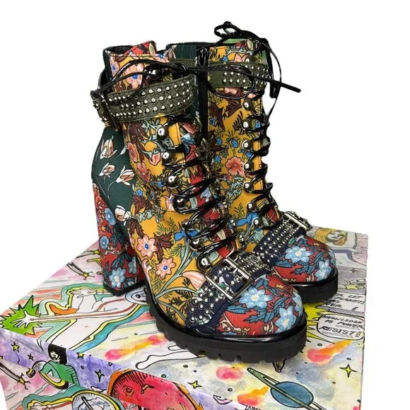 Lilith Jeffrey Campbell Block Heel Bootie NWT Jeffrey